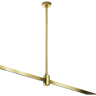 Крепление потолочное MAYTONI MEDIUM FLARITY TRA158С-SL1-BS одинарное 360мм латунь TRA158C-SL1-BS