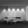 Потолочный светильник MAYTONI ALFA LED C064CL-12W4K-RD-WB