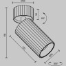 Потолочный светильник MAYTONI CALIPSO C108CL-01-GU10-W