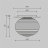 Потолочный светильник MAYTONI REELS MOD268CL-01B