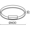 Потолочный светильник MAYTONI RIM MOD058CL-L25BK
