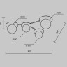 Потолочный светильник MAYTONI STAR SKY MOD291CL-04BS1