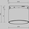 Трековый светильник MAYTONI ALFA S LEVITY TR188-1-5W2.7K-M-BBS