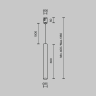 Трековый светильник MAYTONI FOCUS LED FLARITY TR155-1-5W4K-BS