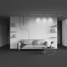 Трековый светильник MAYTONI FOCUS LED LEVITY TR187-1-9W3K-M-BBS