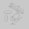 Трековый светильник MAYTONI FOCUS LED TR032-4-5W3K-M-DS-BBS