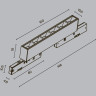 Трековый светильник MAYTONI POINTS LEVITY TR193-1-5W4K-M-B