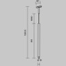 Трековый светильник MAYTONI SKIM LEVITY TR191-1-3W3K-M-B
