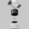 Встраиваемый светильник MAYTONI ROUND DL058-12W3K-TRS-W